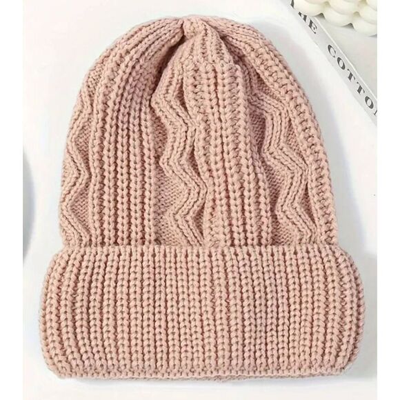 2/$30 Ladies Pink Stylish Winter Hat - Picture 6 of 8